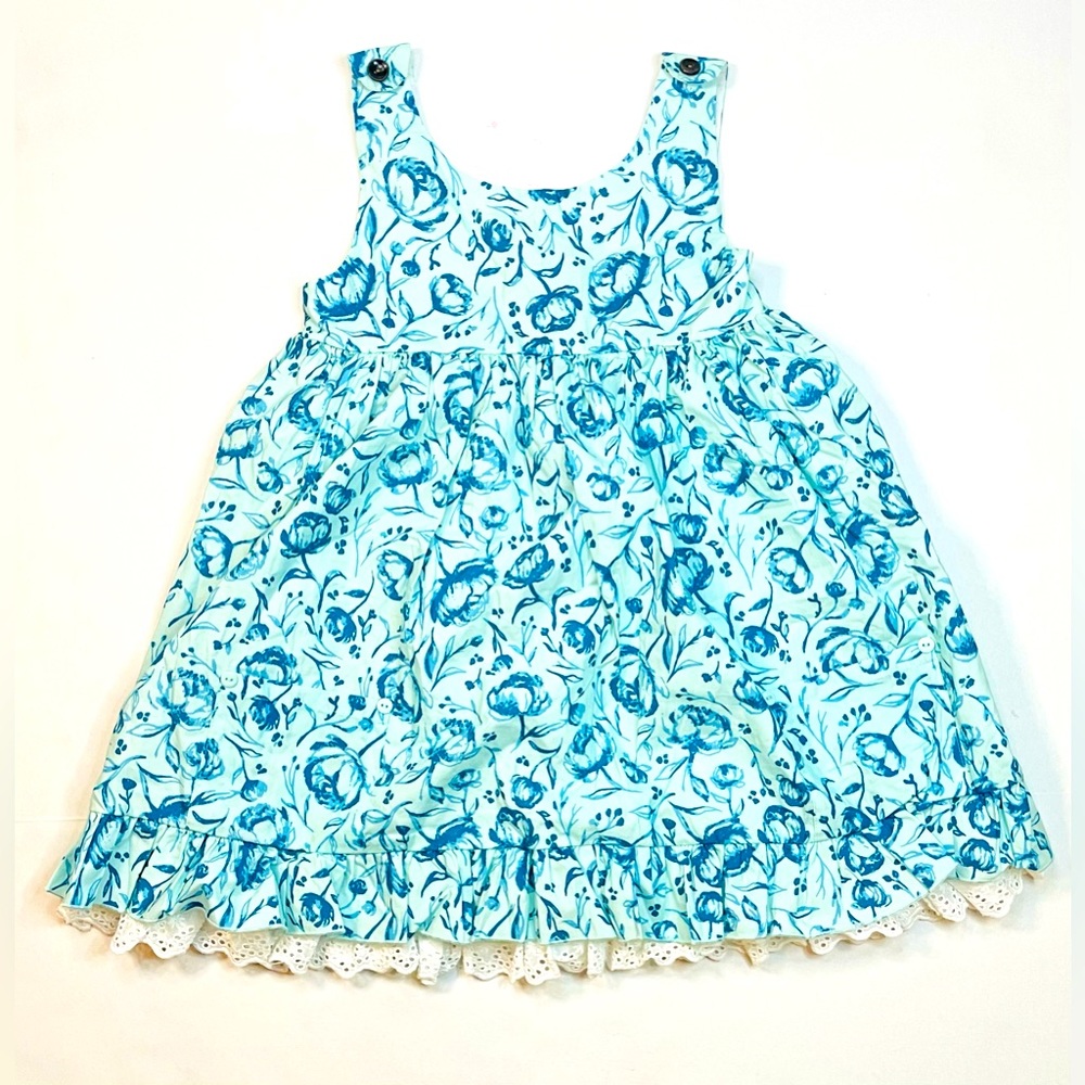 COPY - Girl’s Size 12. SweetHoney Blue Floral Tunic. New With Tags